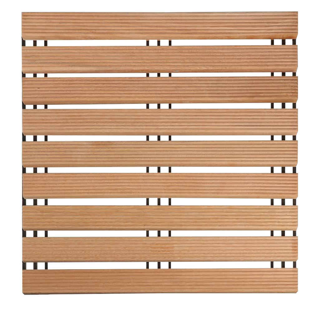 (Hoàn xu 20%) HomeBase SPRING Tấm lót sàn gỗ Thái Lan 50x50 cm Teng