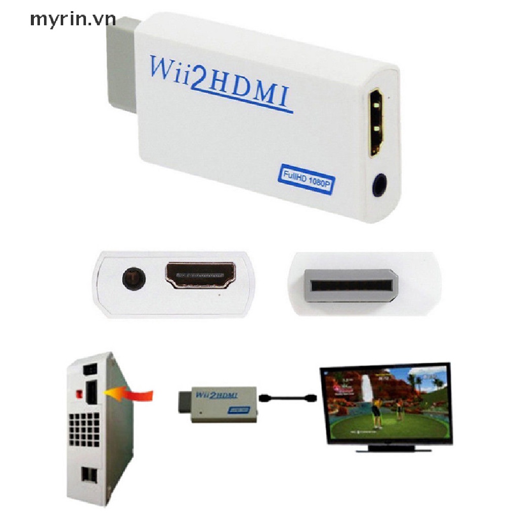 Bộ KếT NốI ChuyểN ĐổI HD Wii Sang HDMI 1080P / 720P, ĐầU CắM 3.5MM