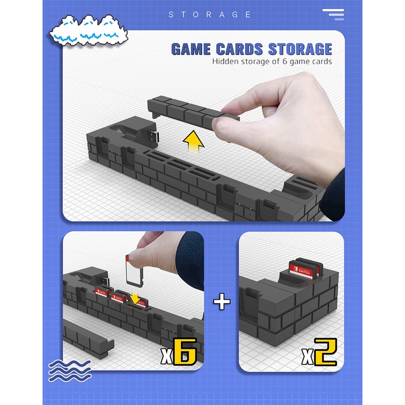 Đế Sạc Tay Cầm Chơi Game Nintendo Switch Chất Lượng Cao