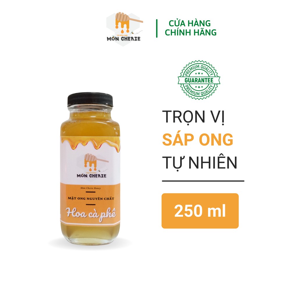 [250ml] Mật Ong Hoa Cà Phê Nguyên Chất Mon Cherie Honey Loại Thơm Ngon Nhất 350g