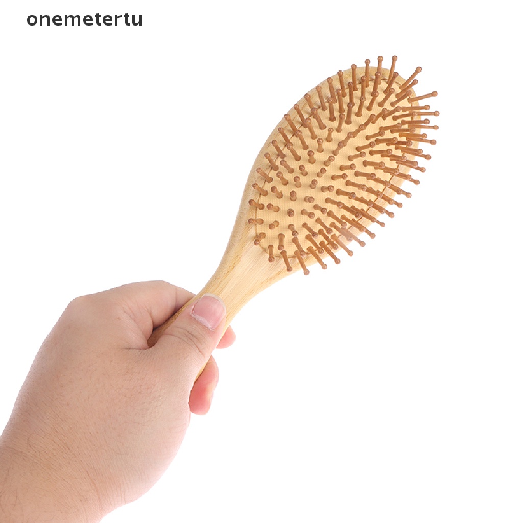 Lược Chải Tóc Đệm Khí Bằng Tre Massage Da Đầu An Toàn Cho Sức Khỏe