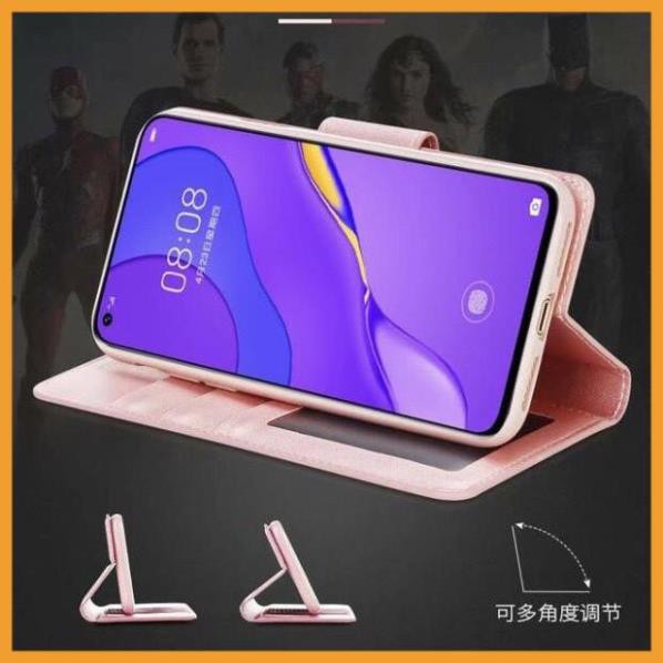 Bao da Oppo reno 4 / Reno 4 pro dạng ví hiệu hanman, kiểu sáng sang trọng tiện lợi