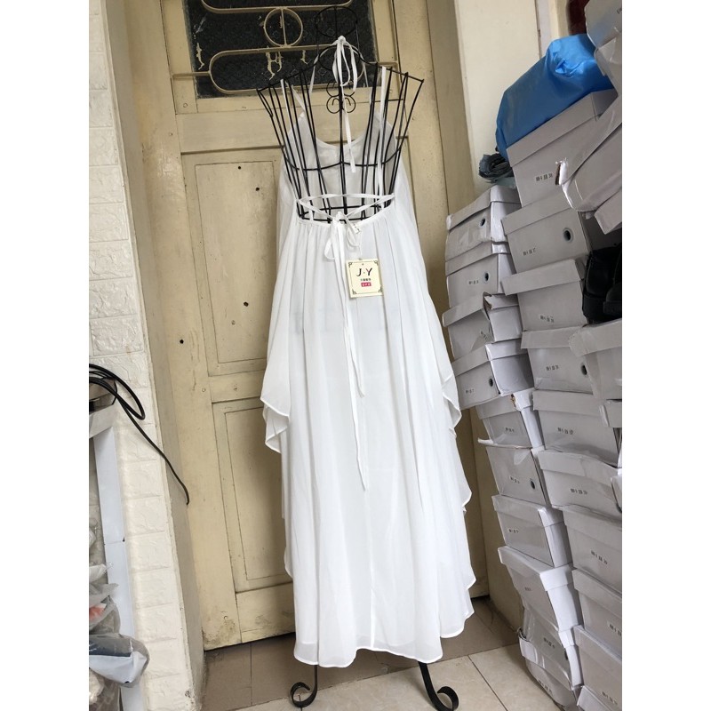 (CÓ SẴN- HÀNG QC)ĐẦM MAXI VÁY MAXI TRẮNG HỞ LƯNG QUẢNG CHÂU SEXY | BigBuy360 - bigbuy360.vn