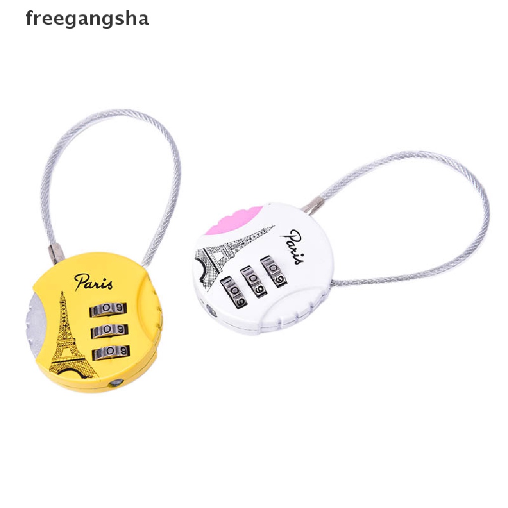 [FREG] 1pc Mini Resettable Combination Travel Luggage Suitcase Code Lock Padlock Locks FDH