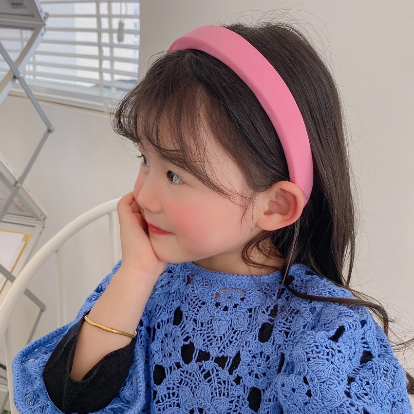 Bờm tóc băng đô cài tóc trơn đa màu sắc thiết kế đơn giản dễ thương cho bé gái Dương kids