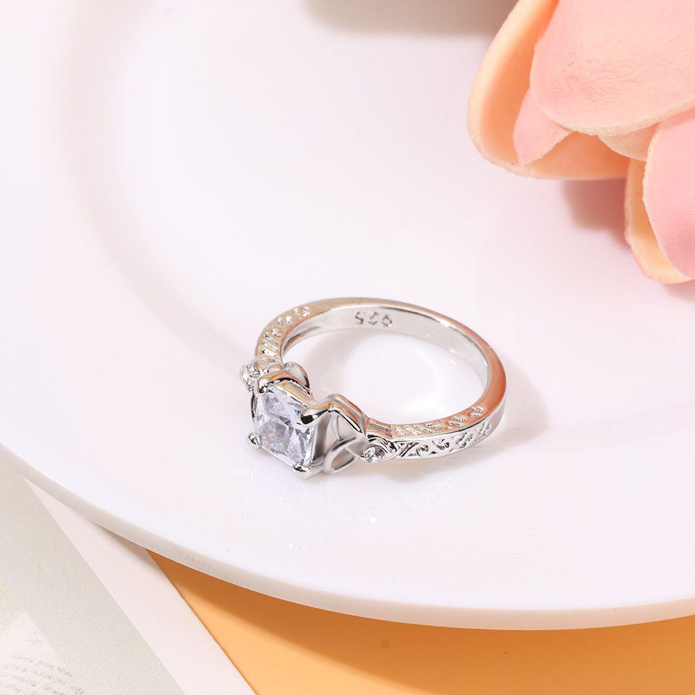Nhẫn Mạ Bạc 925 Đơn Giản Thời Trang