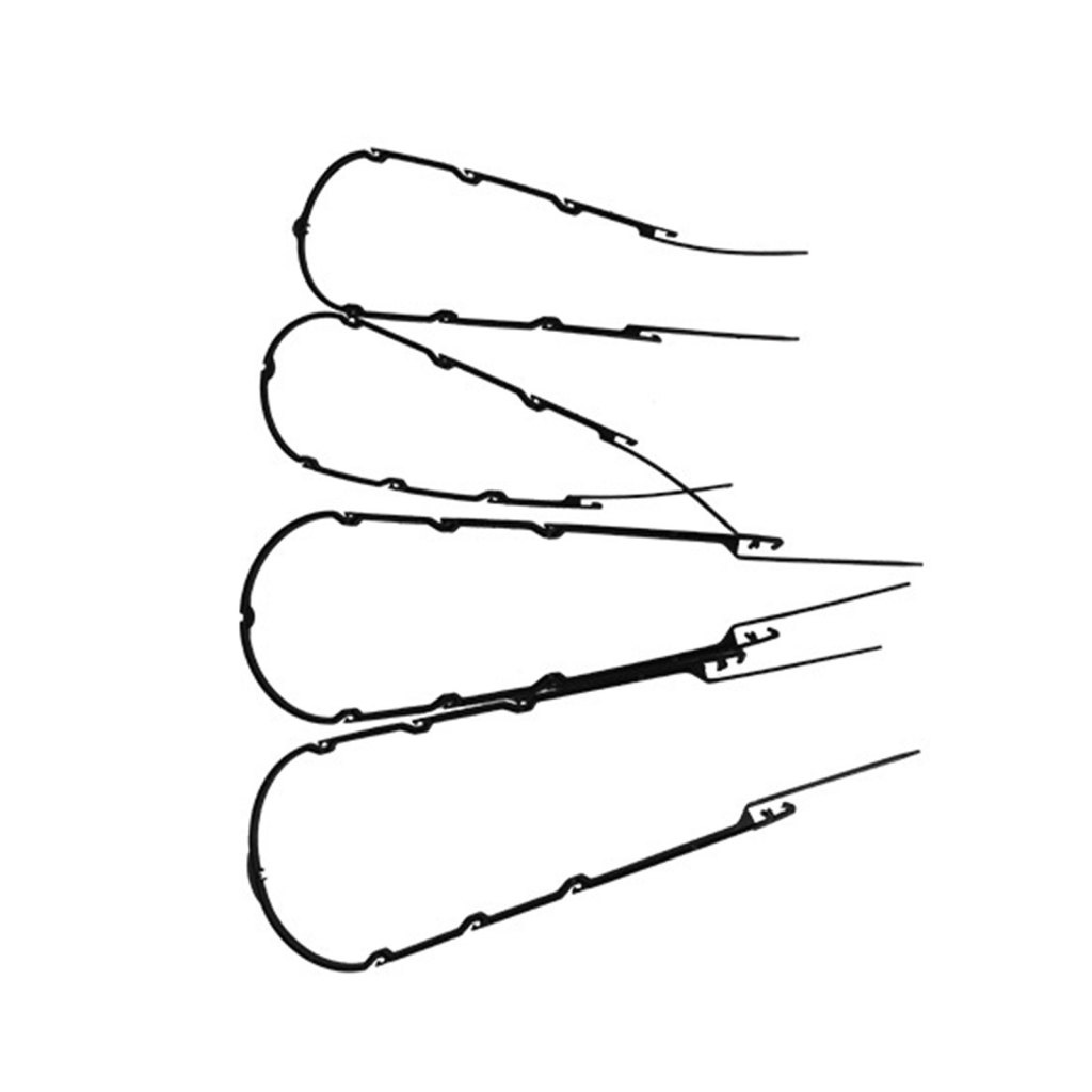 [Hàng Có Sẵn] Giá Đỡ Chậu Cây Dây Leo Bằng Nhựa Màu Đen Đơn Giản Trang Trí Sân Vườn