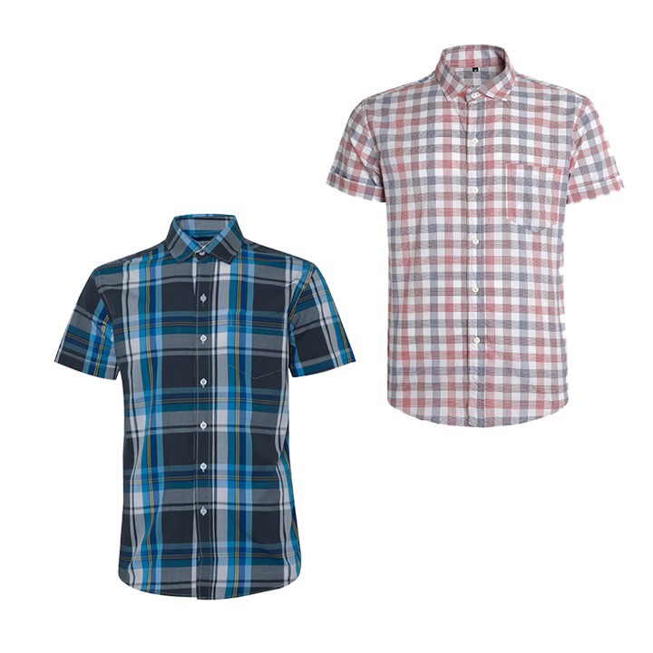 Combo 2 Áo Sơ Mi Nam Sọc Caro Gabofashion Cao Cấp CSM029 ( nhiều màu ) hàng vnxk