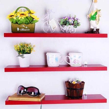 kệ gỗ treo tường 3 thanh ngang 50 x13cm ( chọn màu ) FREE SHIP 99K  (vthm9)