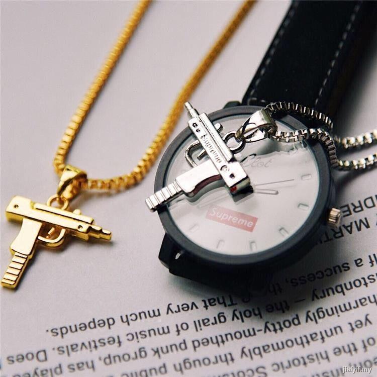 ❁✗Dây Chuyền Mặt Hình Khẩu Súng Uz Assault Phong Cách Hip Hop Đường Phố Thời Trang Cho Nam Và Nữ 9.18