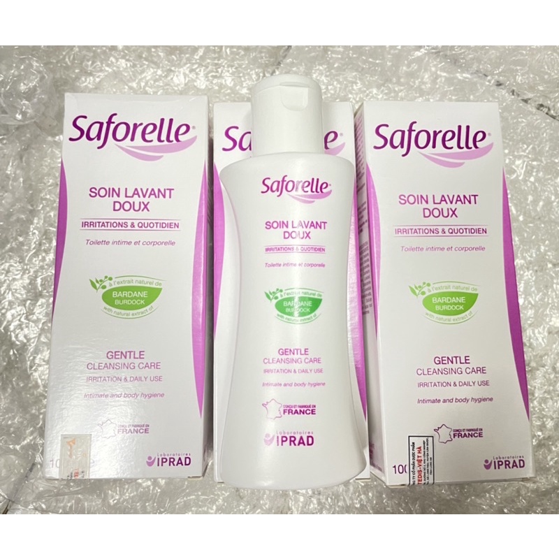 DUNG DỊCH VỆ SINH PHỤ NỮ SAFORELLE CHAI  NHỎ 100ml [XUẤT XỨ PHÁP, HÀNH CHÍNH HÃNG]