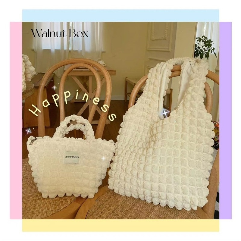 Túi Xách Mua Sắm Đeo Vai Hình Trụ In Họa Tiết Hoa Phong Cách Nhật Bản Hàn Quốc Hàng Mới Dành Cho Bạn Gái 2022