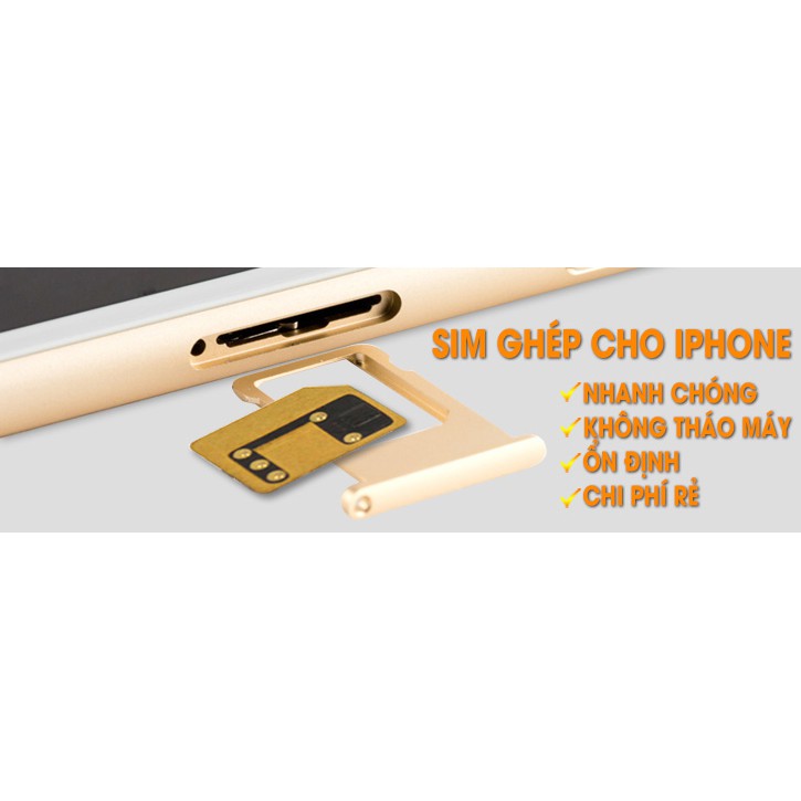 Sim Ghép Iphone Lock 4G/LTE