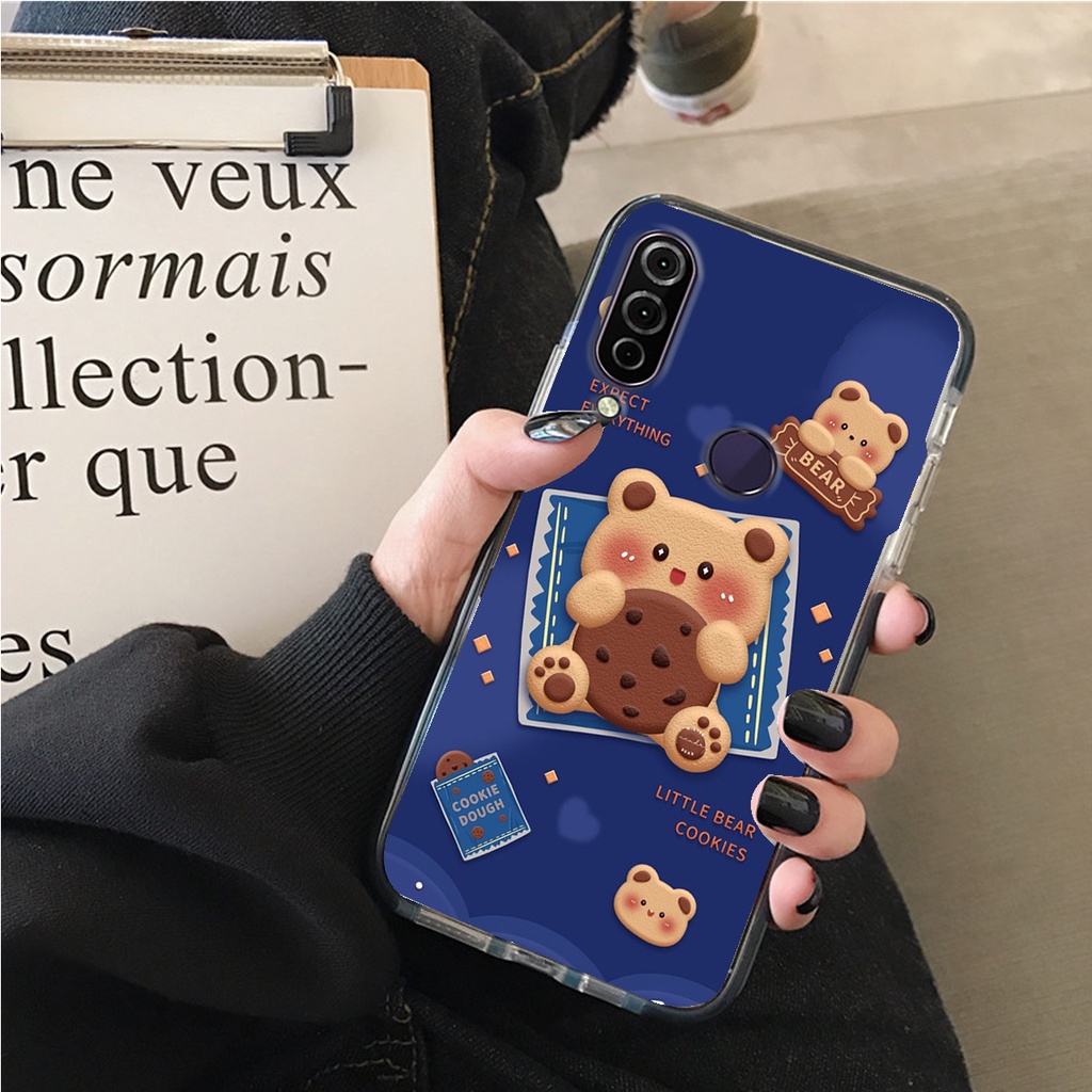 ỐP LƯNG VSMART JOY 1 - JOY 1 PLUS - JOY 2 PLUS - JOY 3, IN HÌNH GẤU NÂU CHOCOLATE ĐÁNG YÊU.