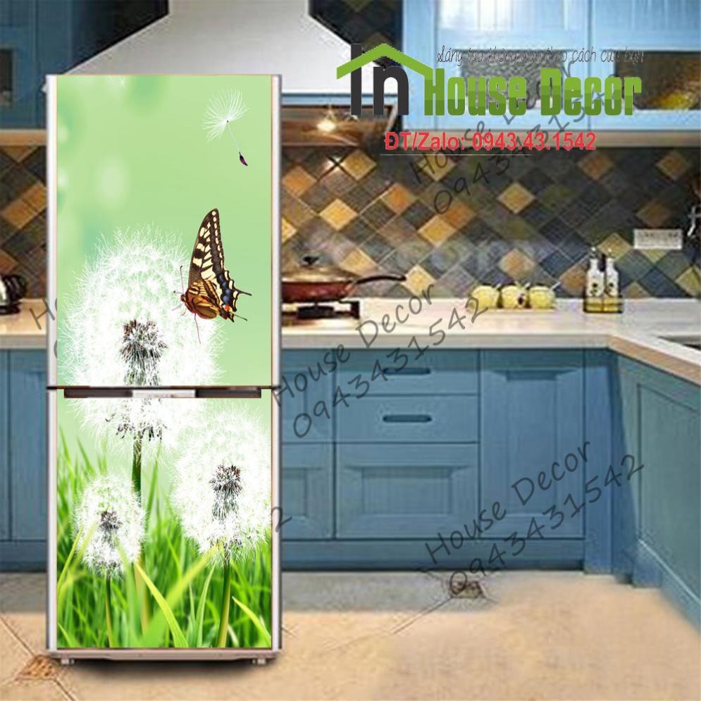Tranh dán tủ lạnh 🍀 FREESHIP 🍀 Miếng dán tủ lạnh Bồ công anh 3