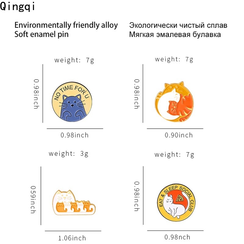 Ghim cài áo Miss Zoe hình thú cưng dễ thương cho bé