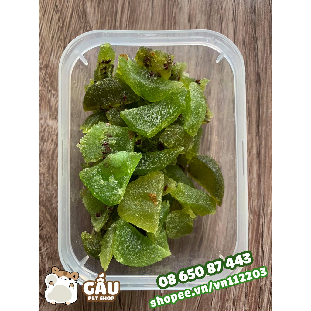 Kiwi khô cắt lát cho Hamster