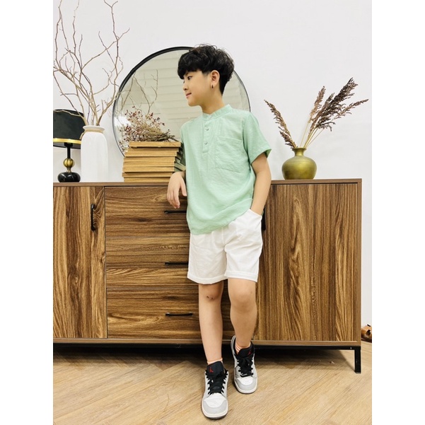 Bộ đũi cộc tay từ 10-86kg cho bé trai và bố.Hàng may kỹ, chất lượng
