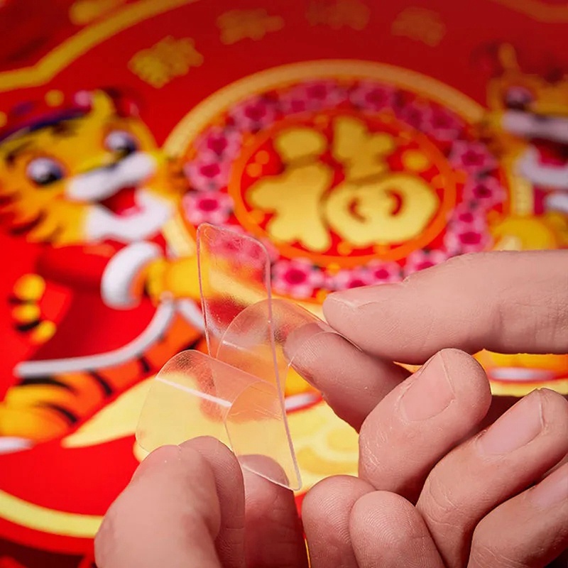 Set 60 Cuộn Băng Keo Hai Mặt Trong Suốt