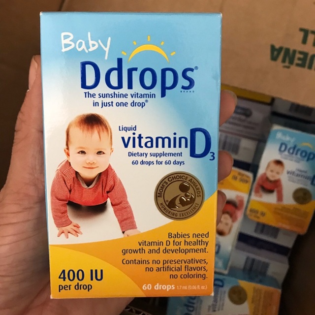 VITAMIN D3 DDROPS MỸ