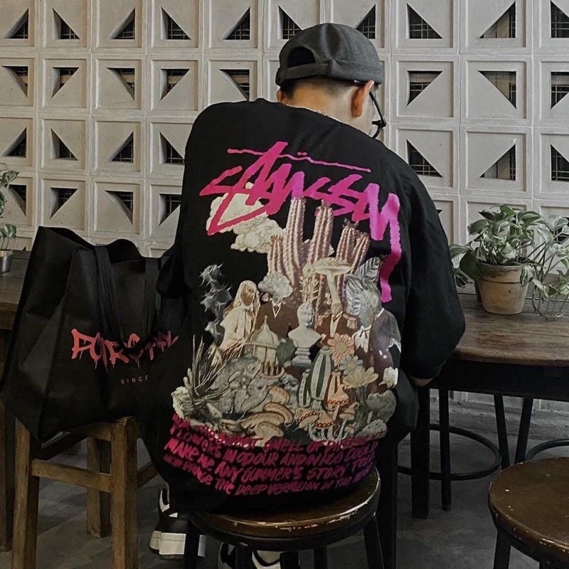 Áo Thun Stussy Psychedelic 100% CHÍNH HÃNG - CÓ SẴN