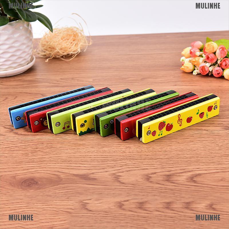 Kèn Harmonica 16 Lỗ Bằng Gỗ Dễ Thương Cho Bé