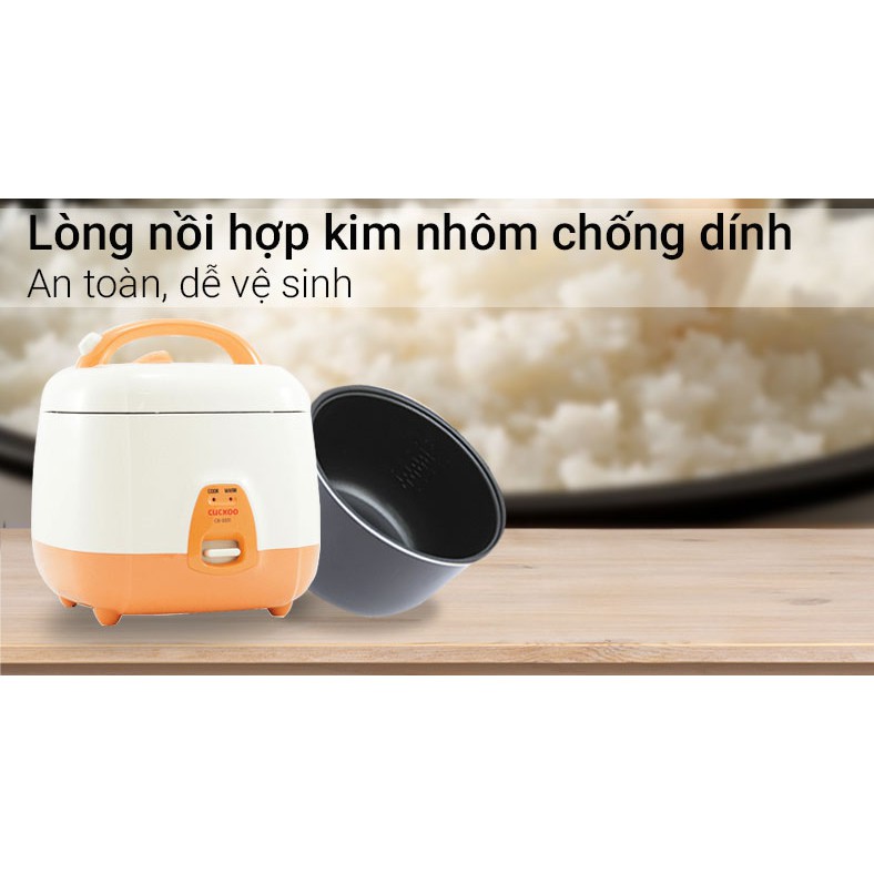 Nồi Cơm Điện Mini Cuckoo 0.5 Lít 0.5L - Hàng Chính Hãng (Bảo Hành Toàn Quốc 2 Năm)