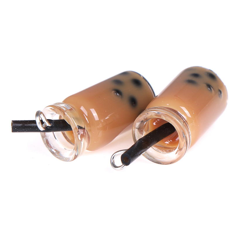 Set 2 Ly Trà Sữa Mini Tỉ Lệ 1: 12 Trang Trí Nhà Búp Bê