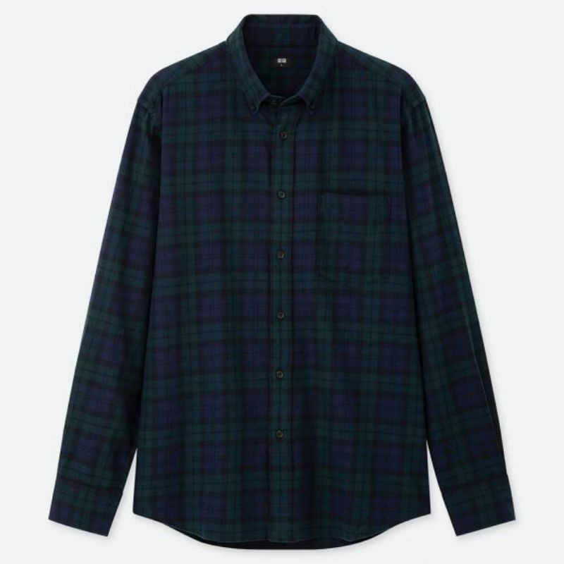 Sơ Mi UNIQLO FLANNEL LONG SLEEVE SHIRT-401838 | BigBuy360 - bigbuy360.vn