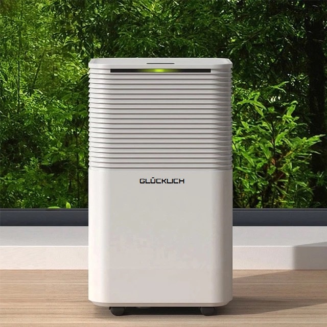 Máy hút ẩm Glucklich 14L/ngày GLD12-OL- Thương hiệu GLÜCKLICH của Đức- Hút ẩm và lọc không khí - Bảo hành 1 năm