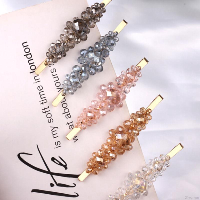 🐰Kẹp tóc🍓Crystal Hairpin Rhinestone Hair clips metal BB clips Elegant Cute Korean Style gifts
