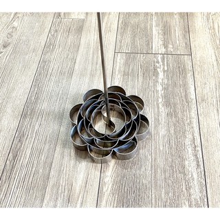 Khuôn Bánh Nhúng Inox Hoa Mai Lớn 10,5cm