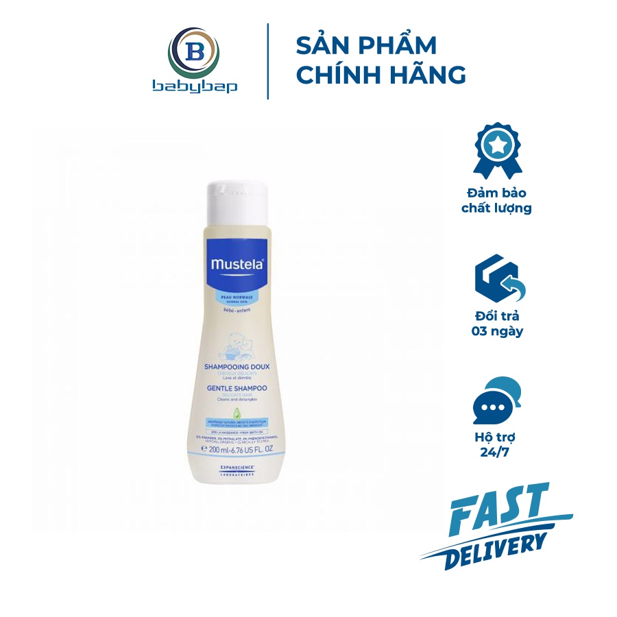 Dầu Gội Mustela Gentle Shampoo