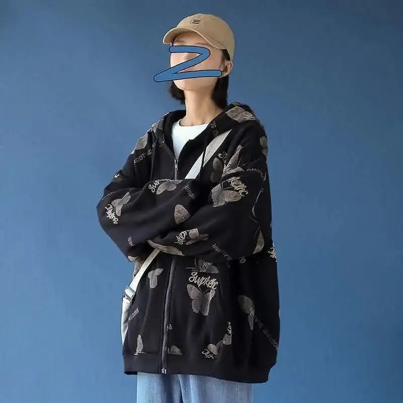 Áo Hoodie Nữ Oversized Tay Dài C9583 [40-150KG]