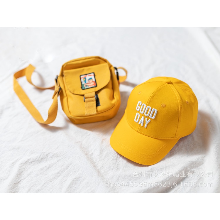 Mũ Lưỡi Trai Thêu Chữ Phong Cách Hip Hop Hàn Quốc Thời Trang Xuân Thu Hàng Mới FT2210 Dành Cho Trẻ Em