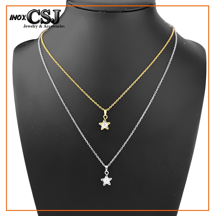 Dây chuyền Ngôi Sao xinh (có 2 màu: trắng và vàng)