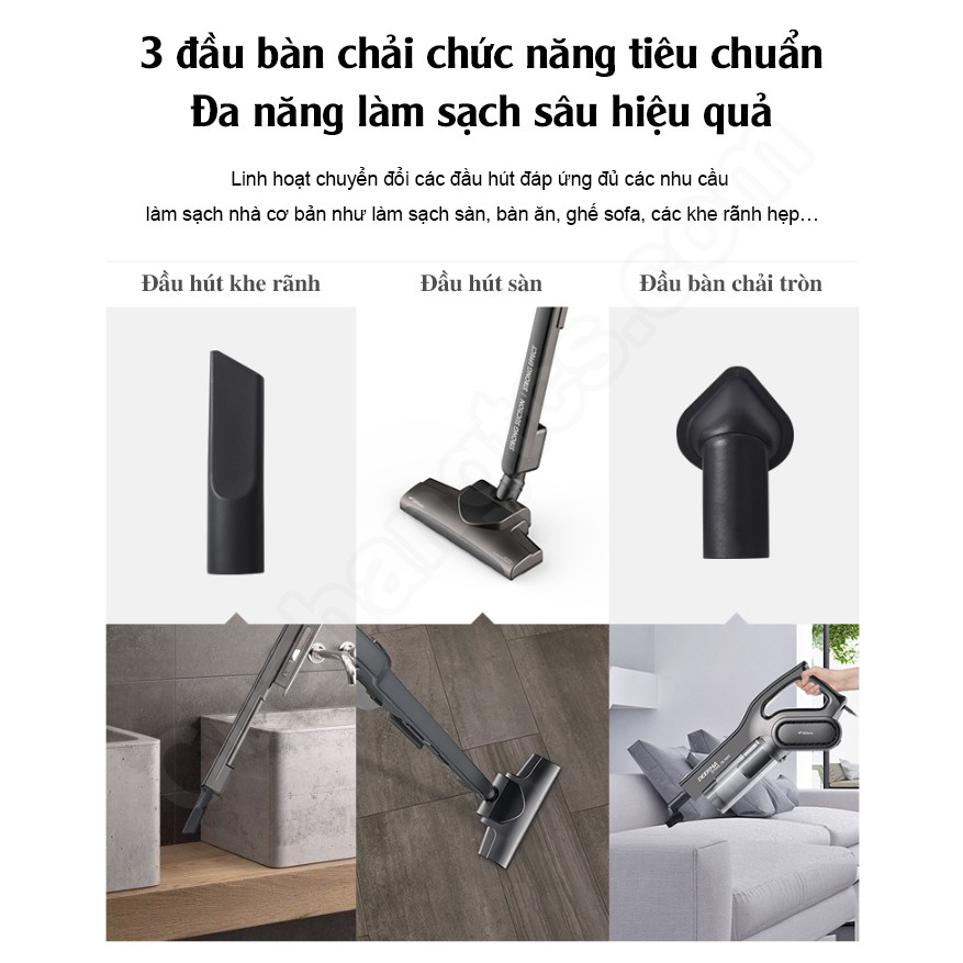 Máy hút bụi cầm tay 2 trong 1  Deerma DX700 DX700S