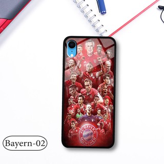Ốp lưng kính 3D iPhone XR -hình đội bóng
