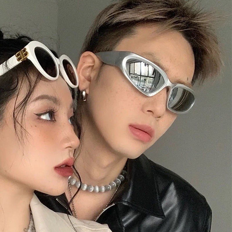 Kính Mát Tráng Gương Phong Cách Vintage Sang Trọng HSU