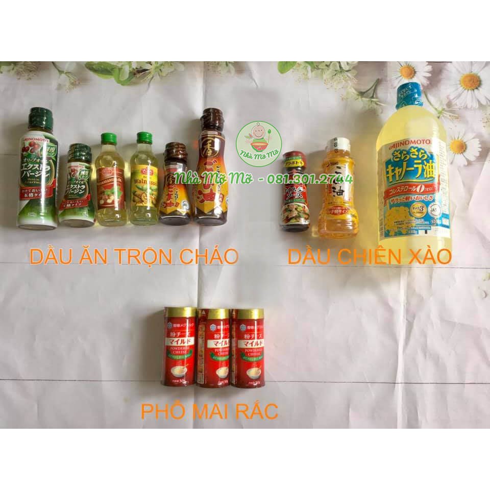 Dầu Olive Ajinomoto Extra Virgin Nhật Bản  Cho bé ăn dặm 70 ml - Nhà Mỡ Mỡ