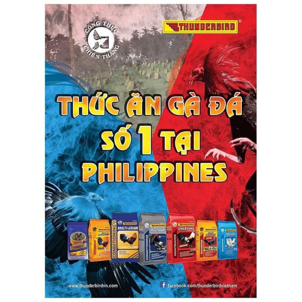 Cám gà Platinum dành cho gà đá (1kg) - PetFoodStore.