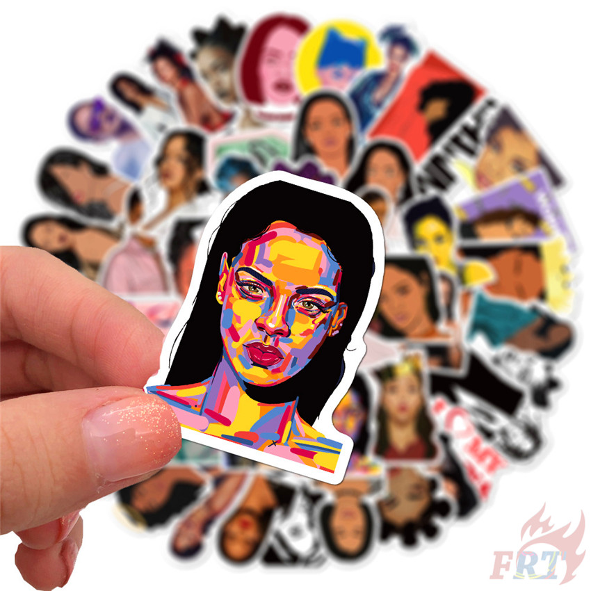 ❉ Rihanna Series 01 Stickers ❉ 50Pcs/Set Waterproof DIY Fashion Doodle Decals Stickers