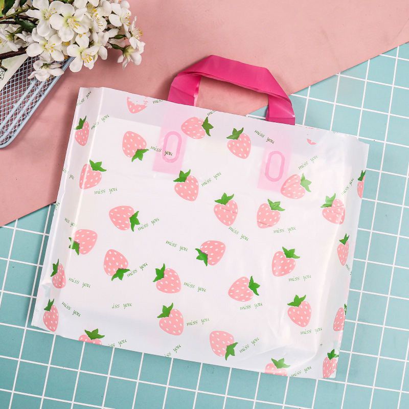 Túi Đựng Hộp Quà Túi Nhựa In Họa Tiết Sơn Dầu Để Hộp Quà Thêm Ấn Tượng Kích Thước Lớn Vừa Nhiều Size Hộp