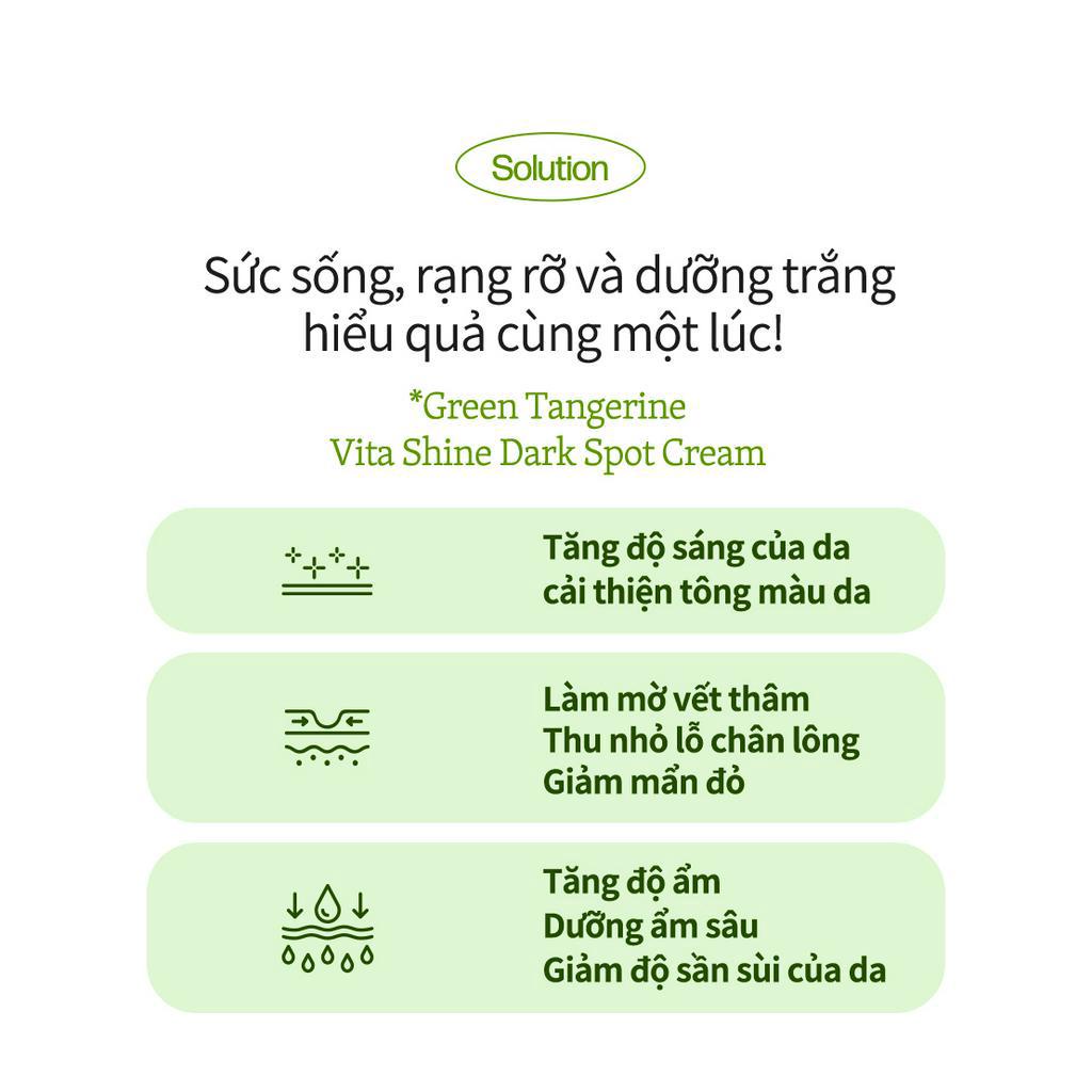 Kem dưỡng chiết xuất quýt xanh làm mờ thâm nám Bergamo Vita Shine Dark Spot Cream 50g