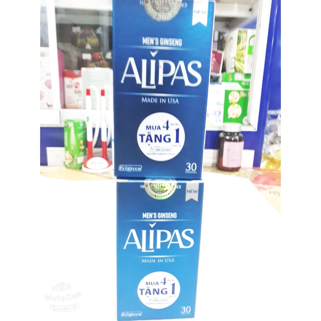 (CHÍNH HÃNG) Viên uống Sinh Lý ALIPAS GOLD (Lọ 30 viên)
