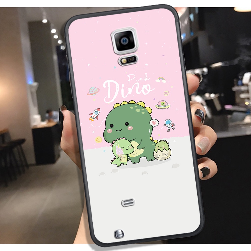 ỐP SAMSUNG NOTE 3 - NOTE 4 - NOTE 5 - NOTE 7 - NOTE FE , IN HÌNH KHỦNG LONG CHIBI SIÊU DỄ THƯƠNG.