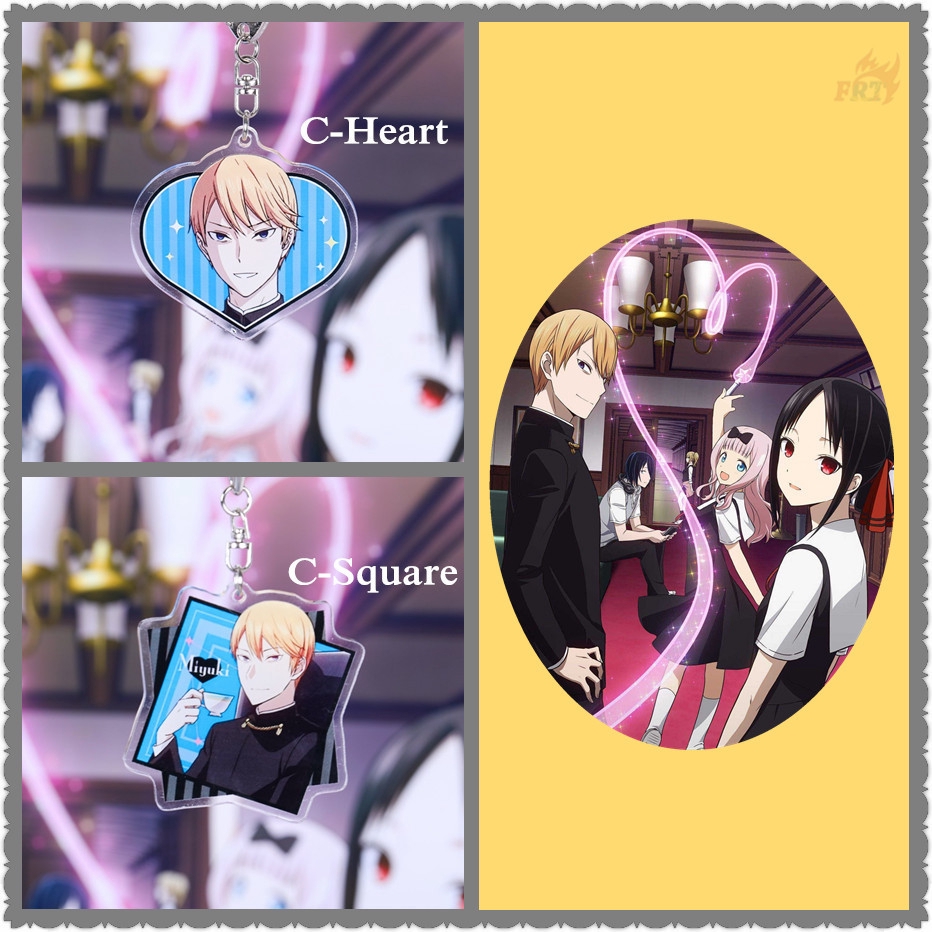 ❉ Kaguya Sama: Móc Khóa Chiến Tranh Tình Yêu ❉ 1 Móc Khóa Hoạt Hình Anime Bằng Acrylic