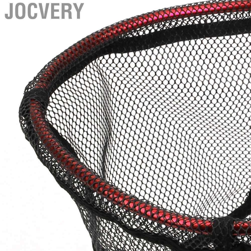 Jocvery Fishing Net Bag Aluminium Alloy Handheld Diddle‑net Lure Portable Small Hand Brailer