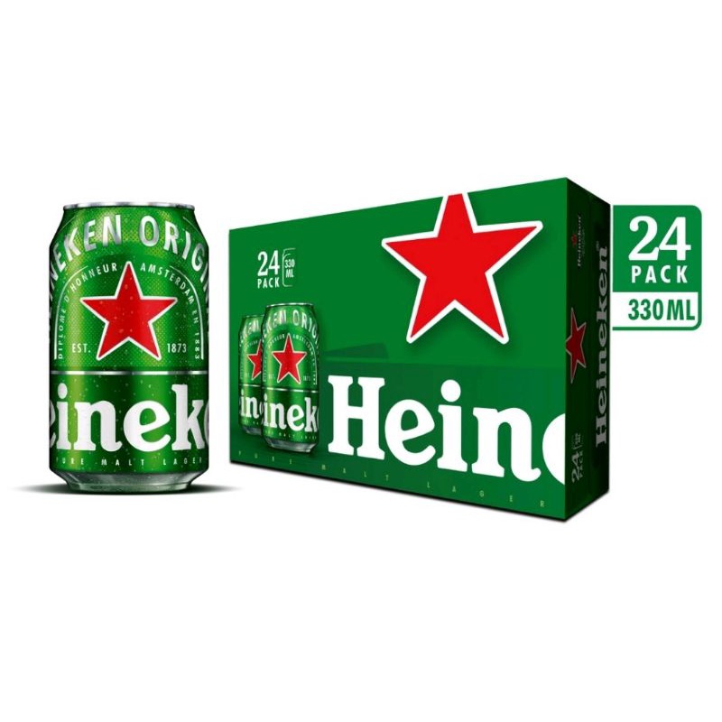 Bia Heineken 24lon x 330ml
