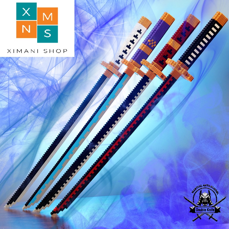 Mô Hình Lắp Ráp Kiếm Zoro Katana Có Vỏ Linkgo Nhân Vật Anime One Piece Đồ Chơi 3D Dài 63cm - Đảo Hải Tặc
